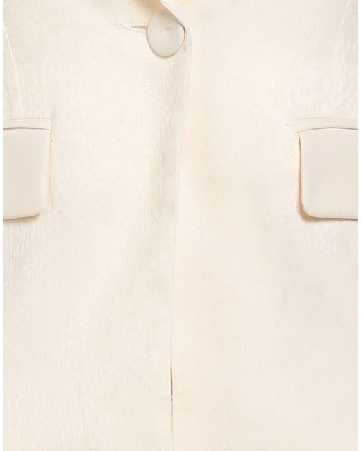 Liu Jo Natural Blazer Viscose, Polyester