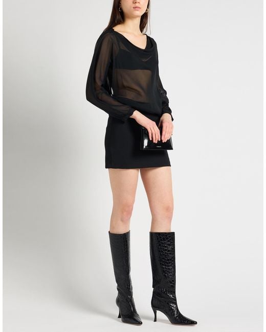 Semicouture Black Mini Dress