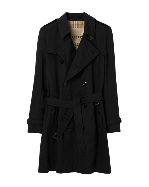 Manteau long et trench Burberry pour homme en coloris Black