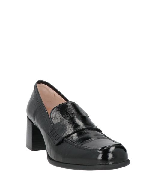 Unisa Black Loafers Leather
