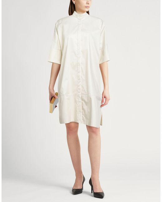 Fedeli White Mini Dresses