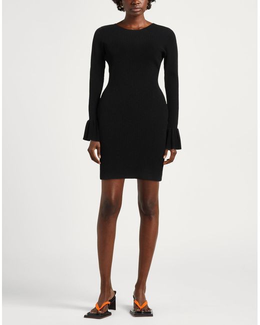 ROTATE BIRGER CHRISTENSEN Black Mini Dress