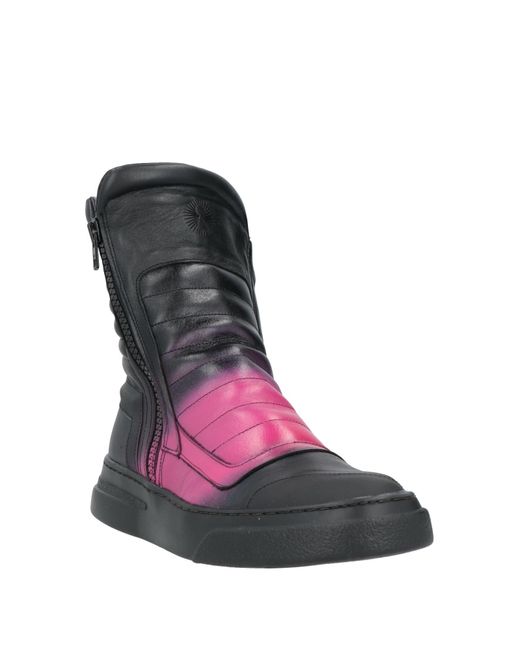 Bruno Bordese Purple Ankle Boots for men