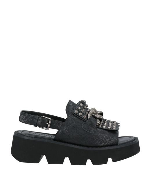 Emanuélle Vee Black Sandals