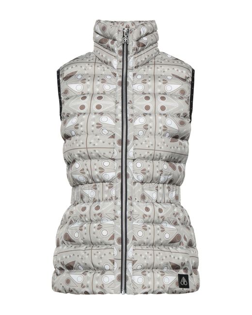 Moose Knuckles Synthetic Down Jacket In Beige Natural Lyst