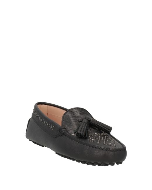 Tod's Black Loafers
