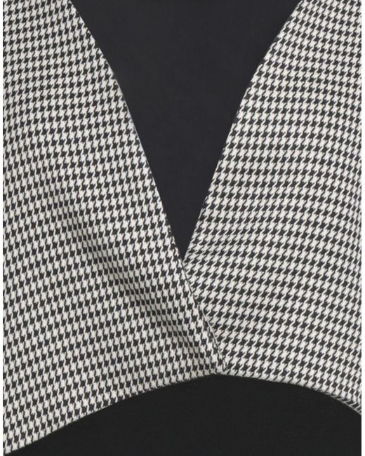 Soallure Gray Jacket Polyester, Rayon, Elastane