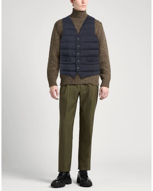 Herno Blue Midnight Vest Polyamide, Polyurethane Coated, Polyester for men