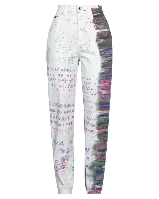 Pantaloni Jeans di Dolce & Gabbana in White