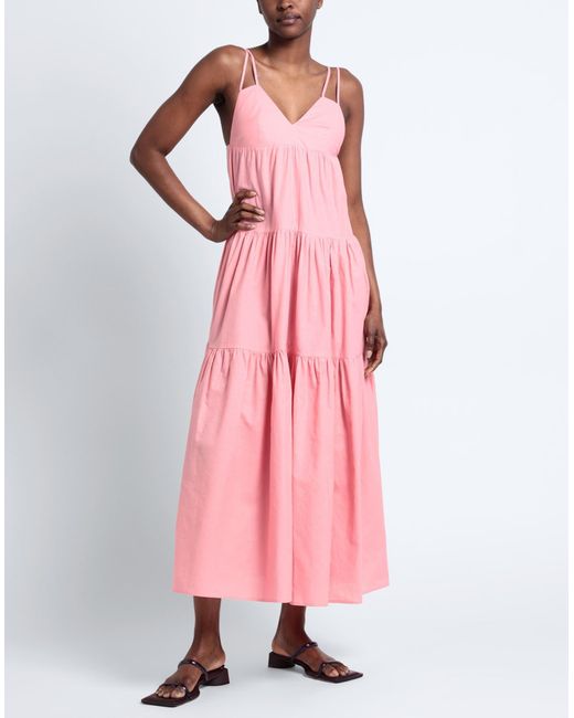Vestido largo WEILI ZHENG de color Pink