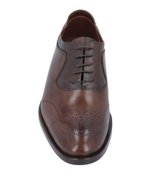 Zapatos de cordones Fratelli Rossetti de hombre de color Brown