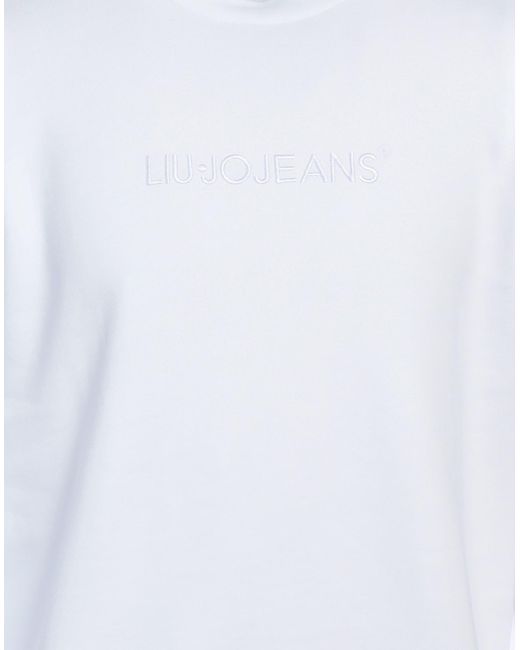 Liu Jo Sweatshirt in White für Herren
