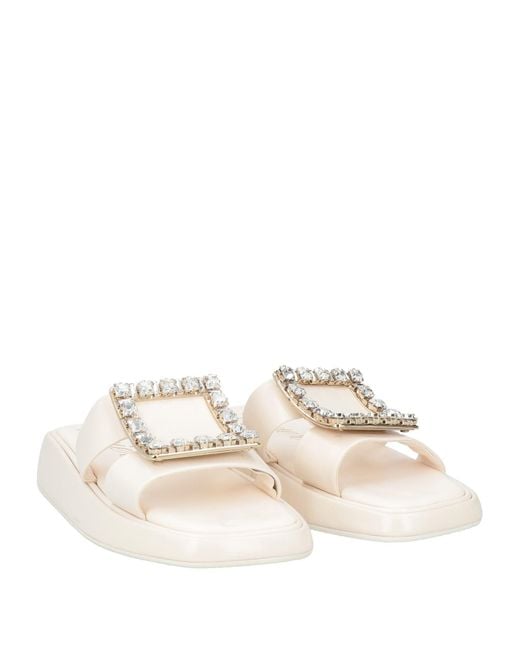 Roger Vivier Natural Sandals
