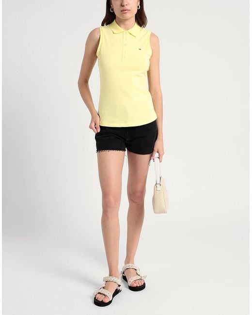 Tommy Hilfiger Yellow Polo Shirt