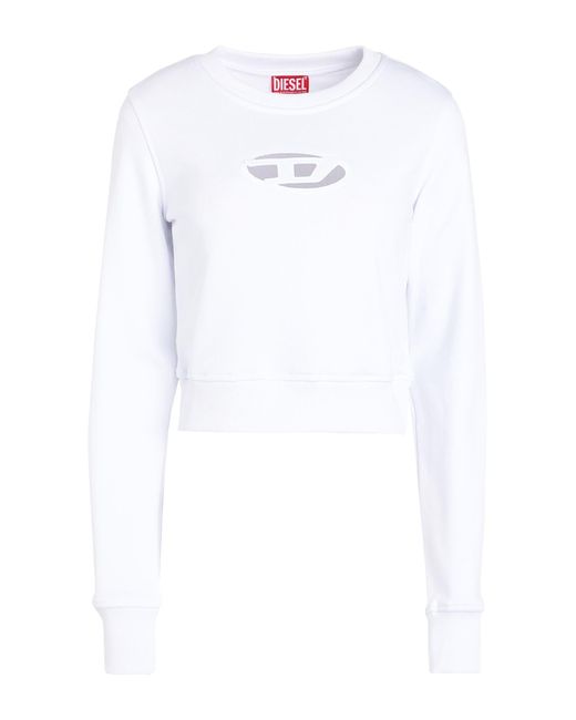 DIESEL White Sweatshirt