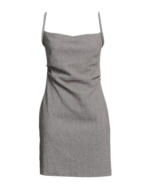 Nanushka Gray Mini Dress