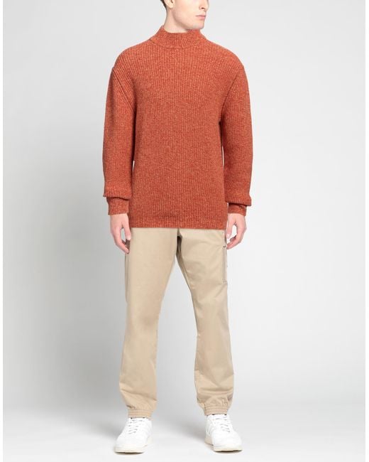 Daniele Fiesoli Orange Turtleneck for men
