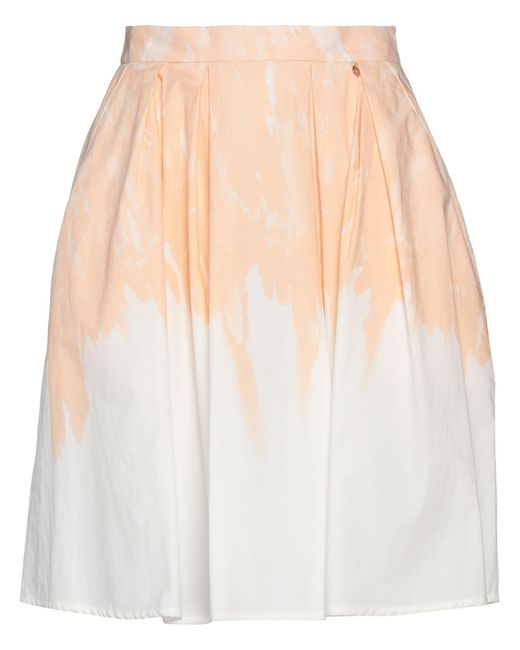 Elisabetta Franchi White Mini Skirt
