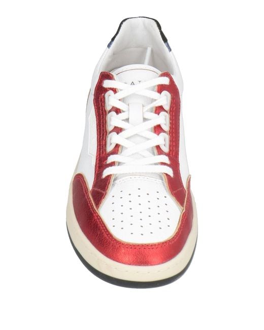 Date Pink Sneakers Leather