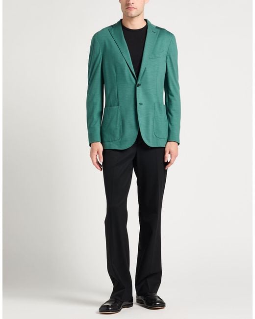 Boglioli Green Blazer for men