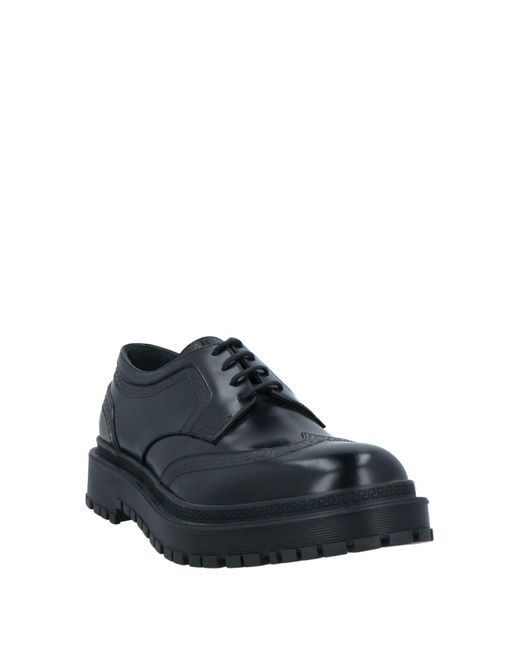 Versace Black Lace-up Shoes for men