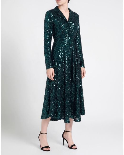 Caliban Green Midi Dress