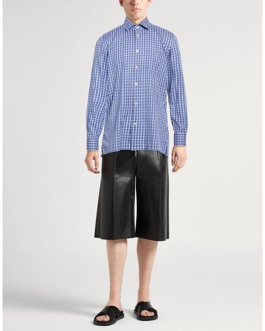 Camisa Kiton de hombre de color Blue