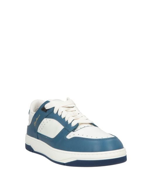 Santoni Blue Trainers for men