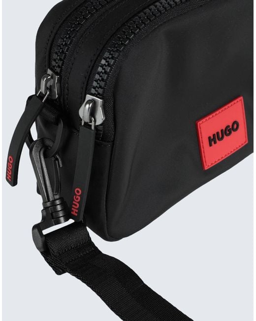 HUGO Black Cross-body Bag for men
