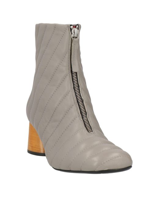 Halmanera Gray Ankle Boots