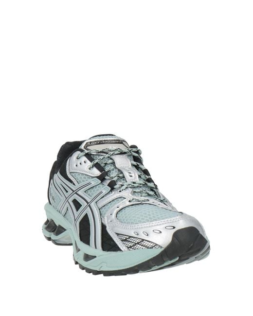 Asics Metallic Sneakers Textile Fibers, Leather