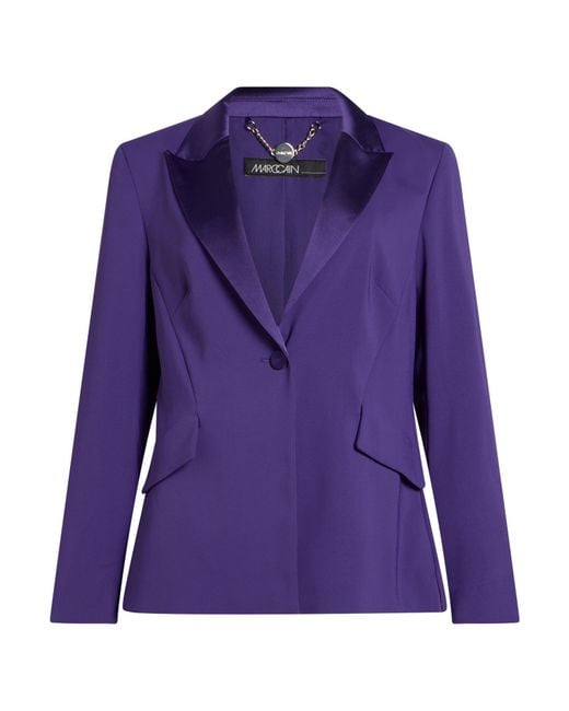 Marc Cain Purple Blazer