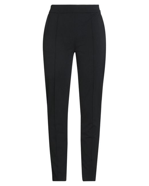 Deha Black Pants Viscose, Polyamide, Elastic Fibres