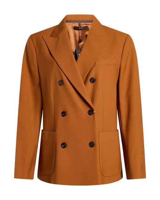 Windsor. Brown Blazer Virgin Wool, Elastane