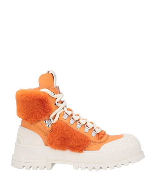 MICH SIMON Orange Stiefelette