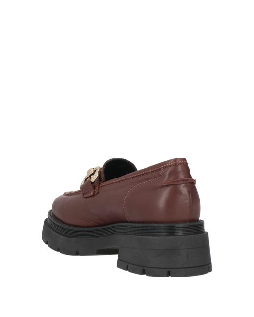 Nila & Nila Brown Cocoa Loafers Soft Leather