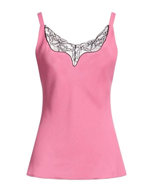 Boutique Moschino Pink Antique Rose Top Lyocell, Viscose, Wool, Polyamide