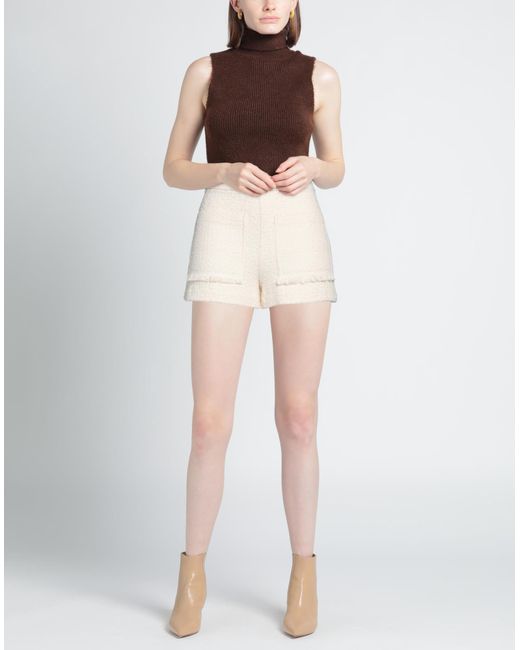 Pinko Natural Shorts & Bermuda Shorts