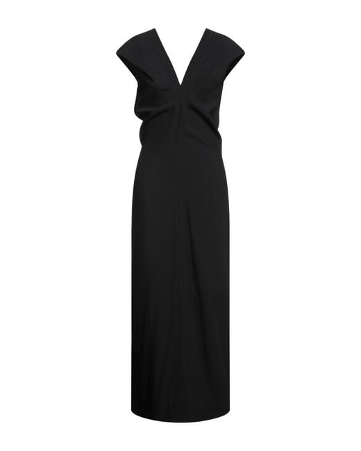 Khaite Black Maxi Dress