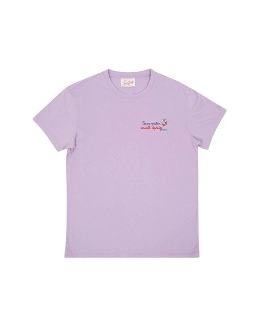 Mc2 Saint Barth Purple T-shirts