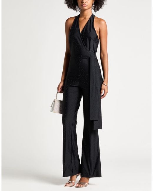 No Secrets Black Jumpsuits
