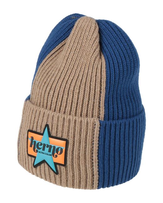 Herno Blue Hats for men