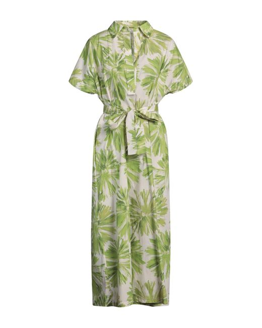 Liviana Conti Green Midi Dress