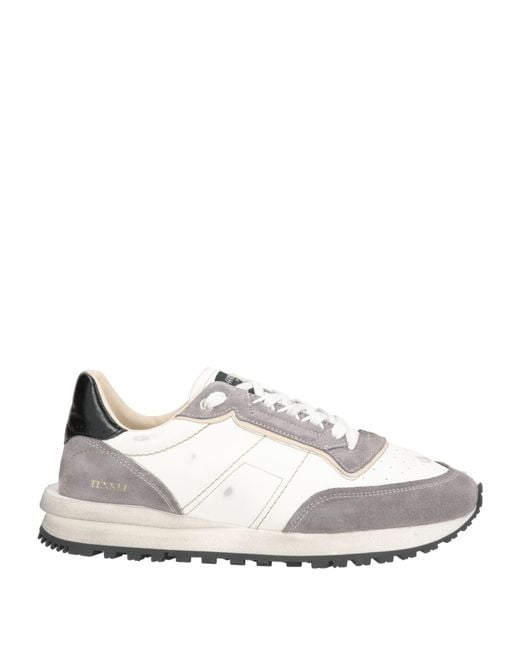 HIDNANDER White Sneakers Leather for men
