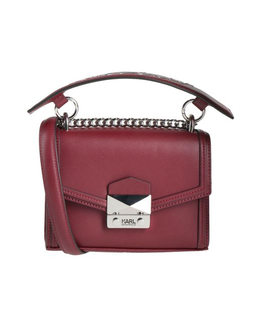 Karl Lagerfeld Red Cross-Body Bag