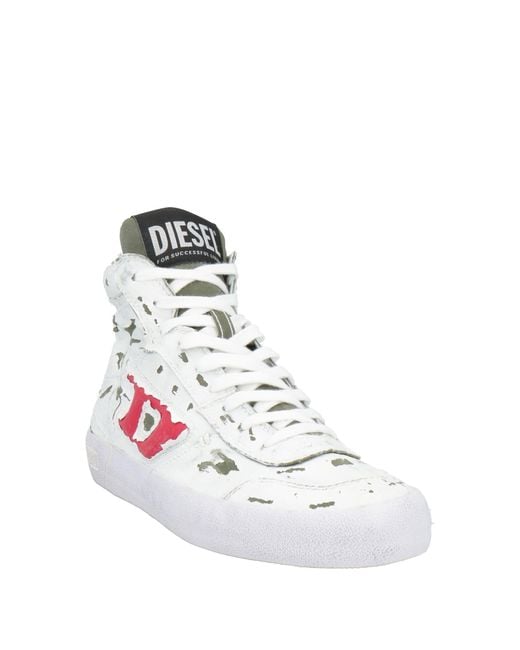 DIESEL White Trainers for men