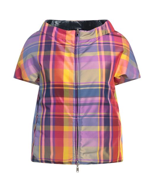 Herno Pink Lilac Puffer Acetate, Polyester, Polyamide