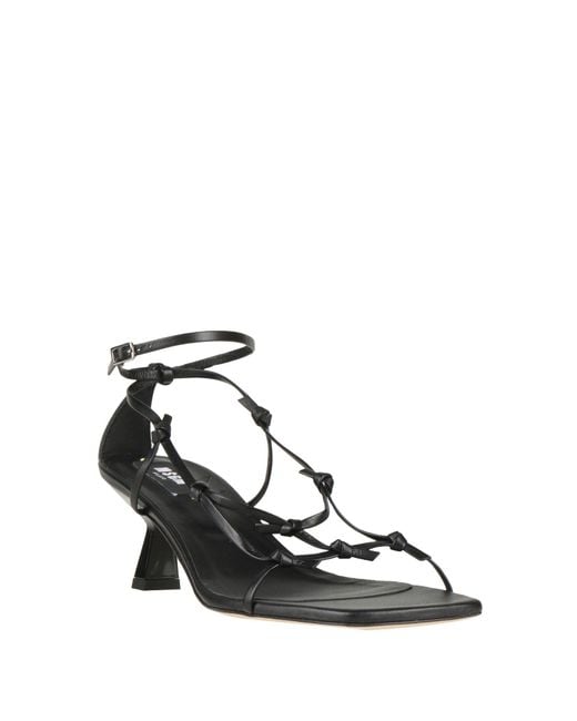 MSGM White Sandals Leather