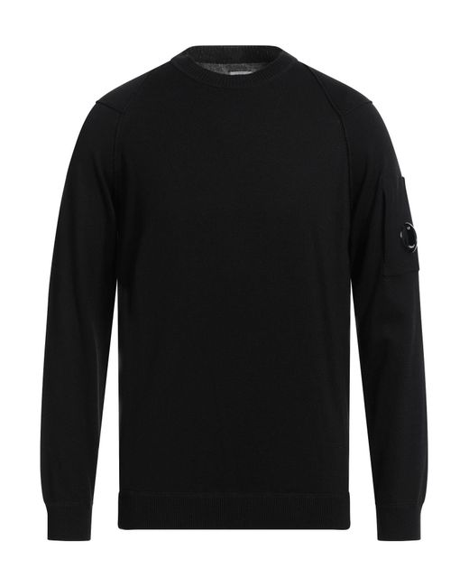 C P Company Black Sweater for men