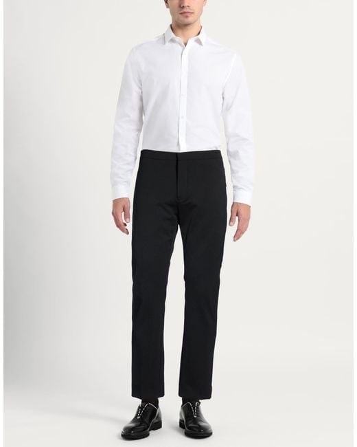 MODES Blue Garments Pants Polyester, Virgin Wool, Elastane for men